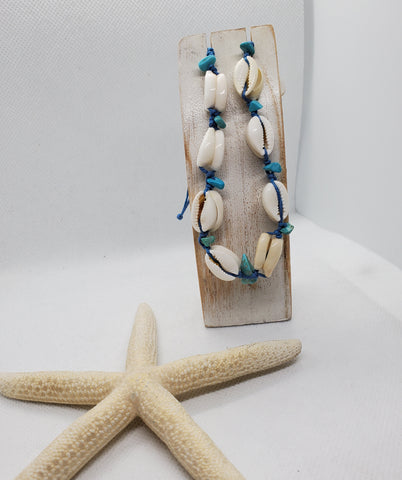 Shell and Cord Anklet