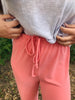 Pink Knitted Drawstring Pants by Lili Sidonio